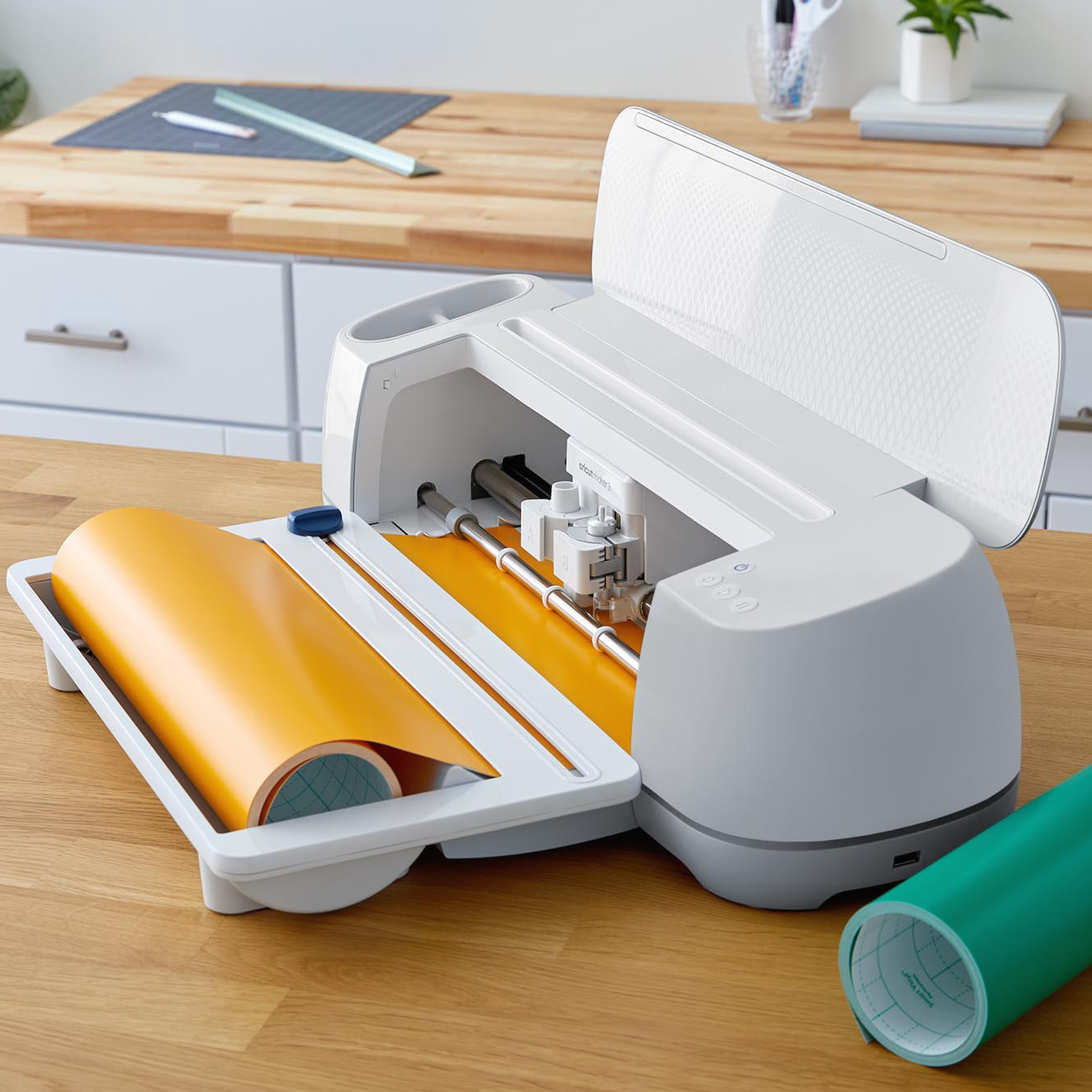 Cricut Smart Vinyl Removable 33X366 cm 1 Sheet (Maize Yellow)